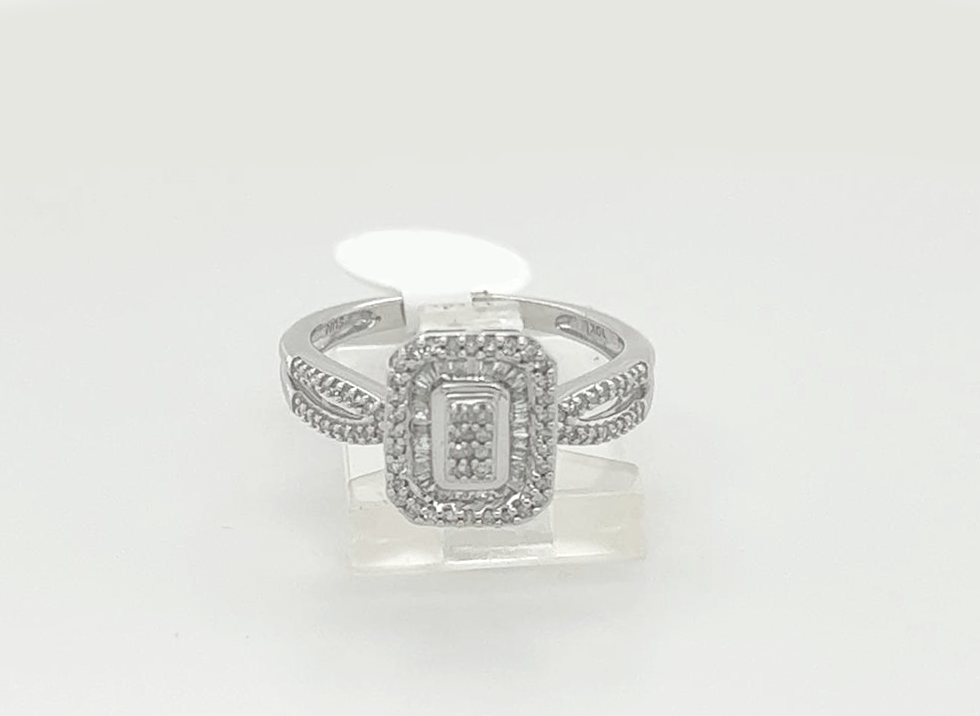 Gold Diamond Engagement Ring
