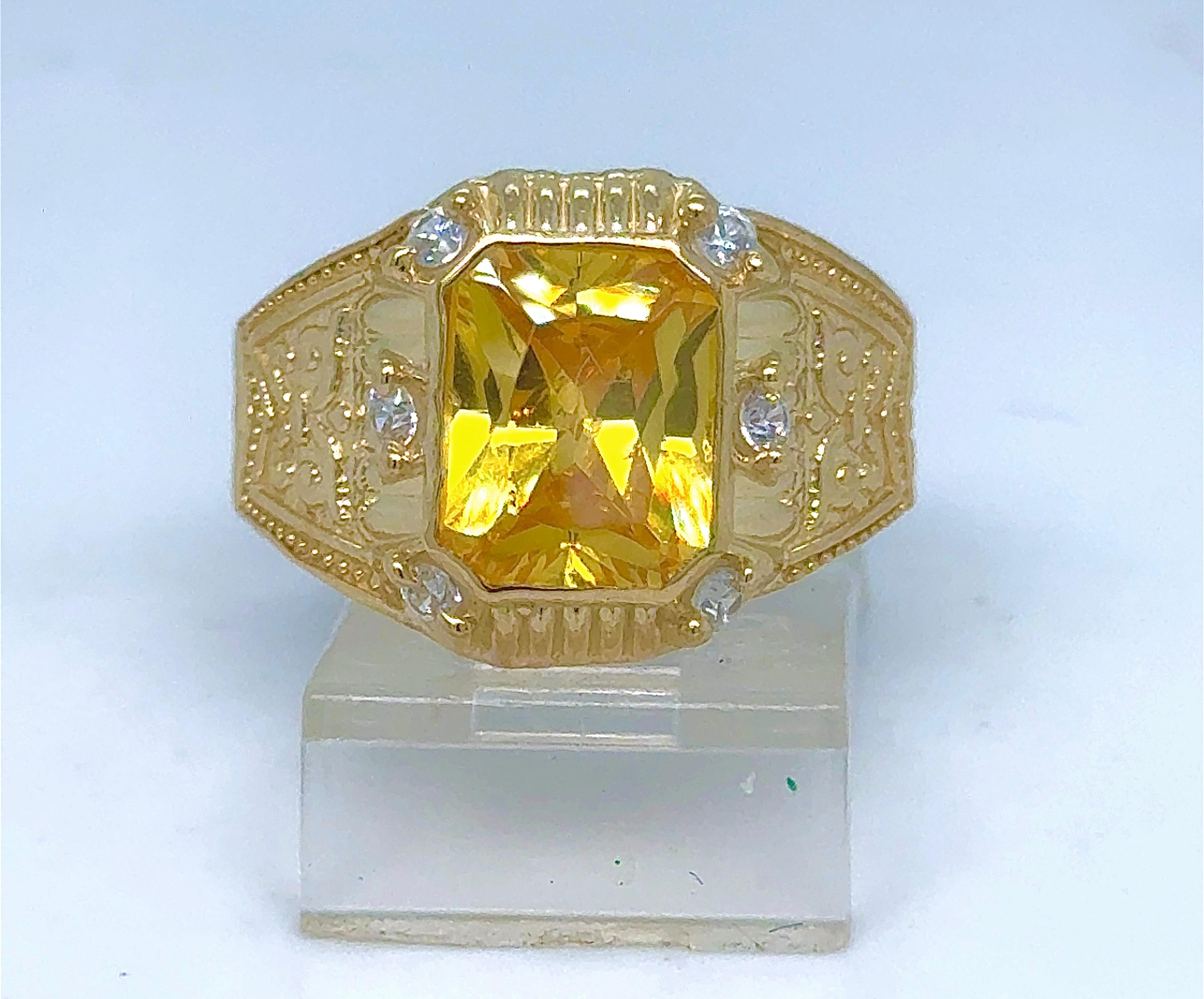 Gold Gent Ring
