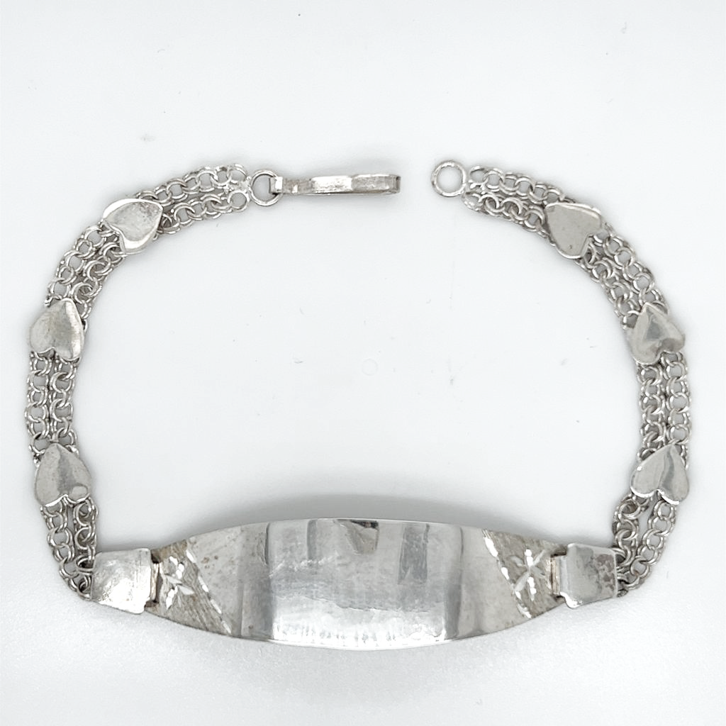 Silver Ladie ID Band