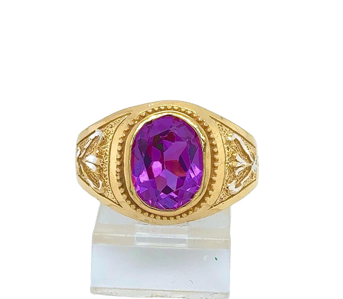 Gold Gent Ring