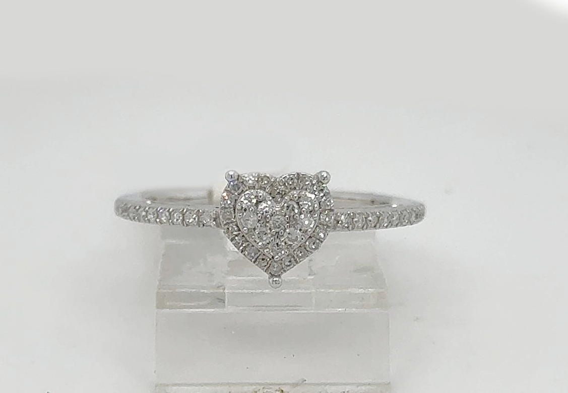Gold Diamond Engagement Ring
