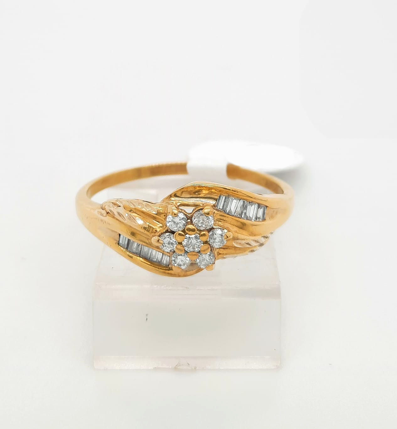 Gold Diamond Engagement Ring