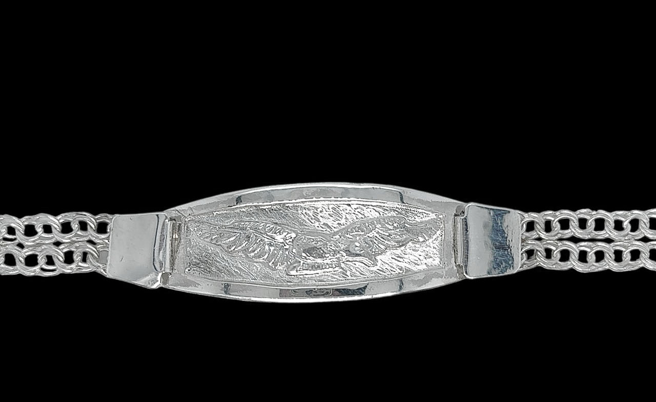 Silver Gent ID Band