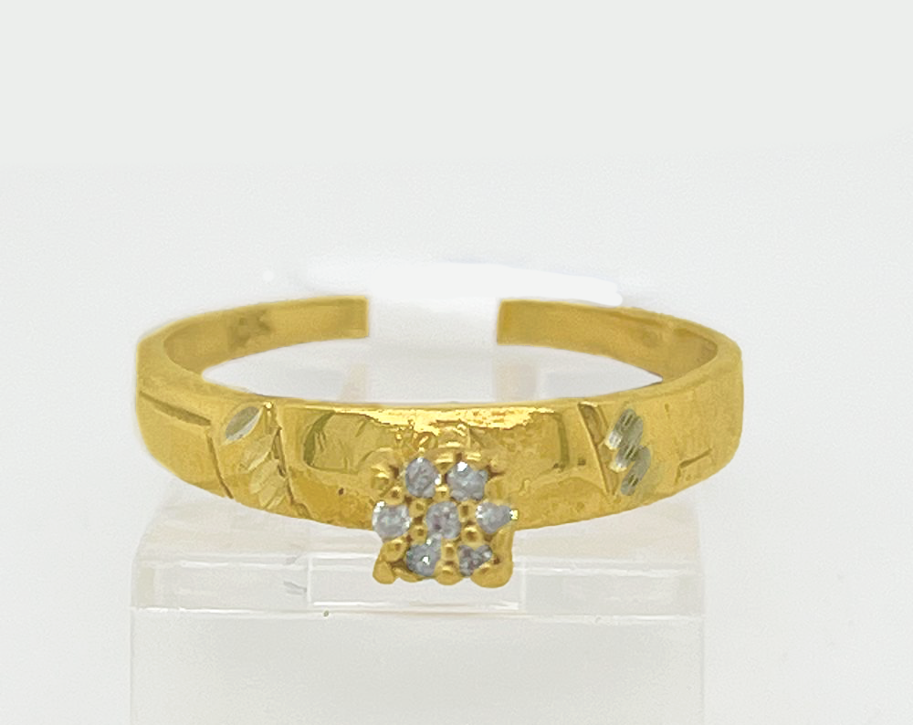 Gold Diamond Engagement Ring