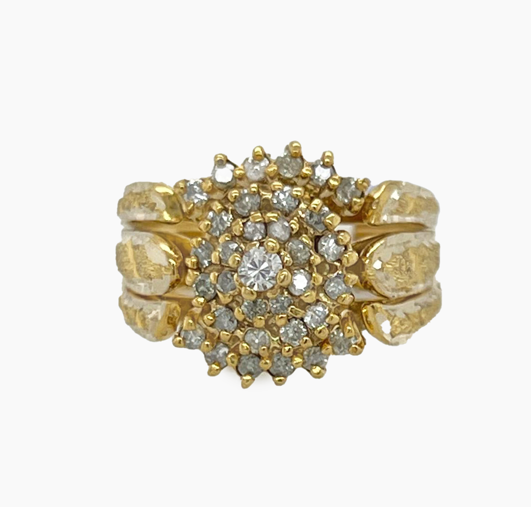 3PC Gold Wedding Ring