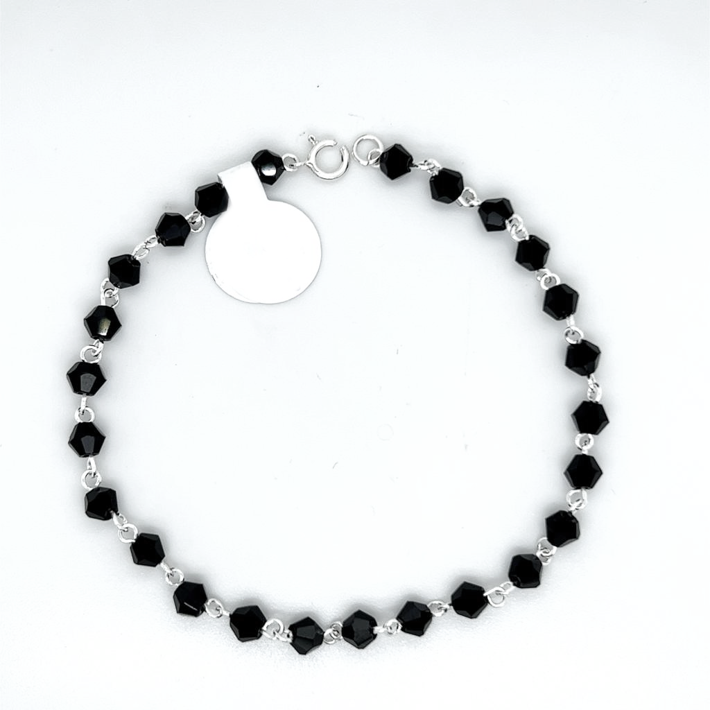 Silver Baby JetBead