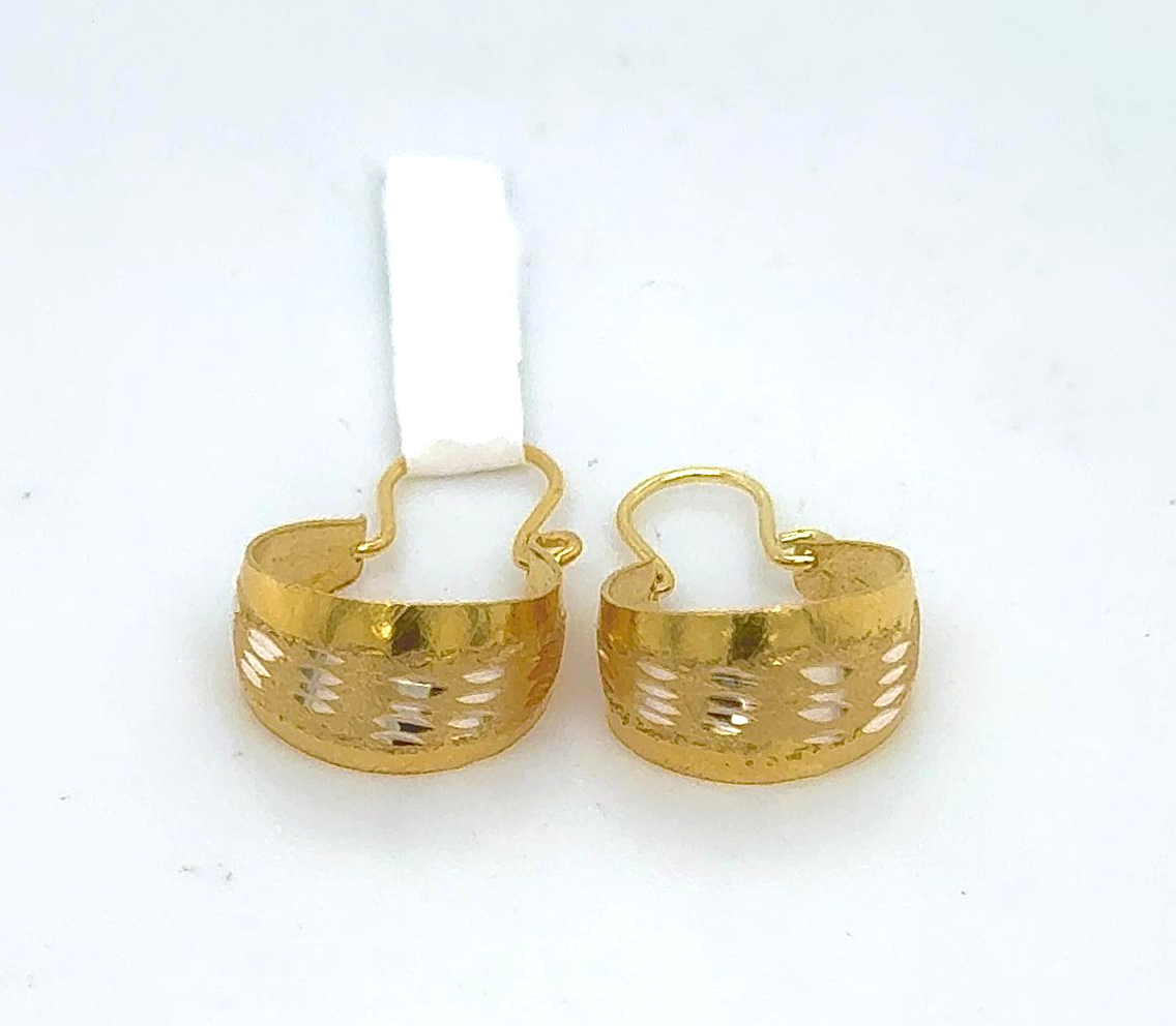 Gold Baby Hoop