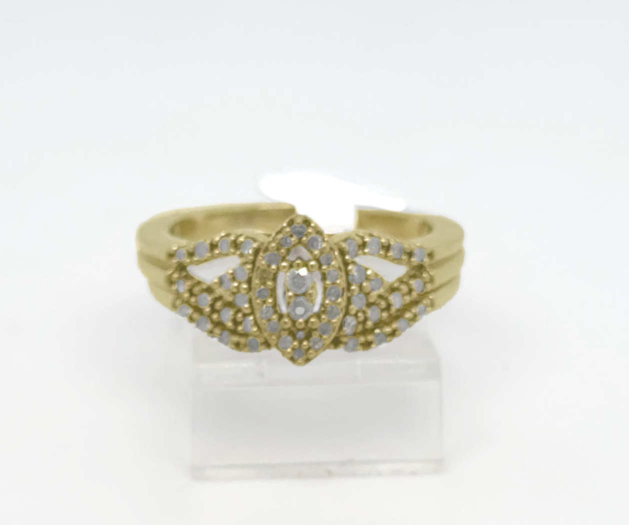 Gold Diamond Engagement Ring
