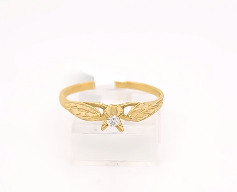 Gold Diamond Engagement Ring