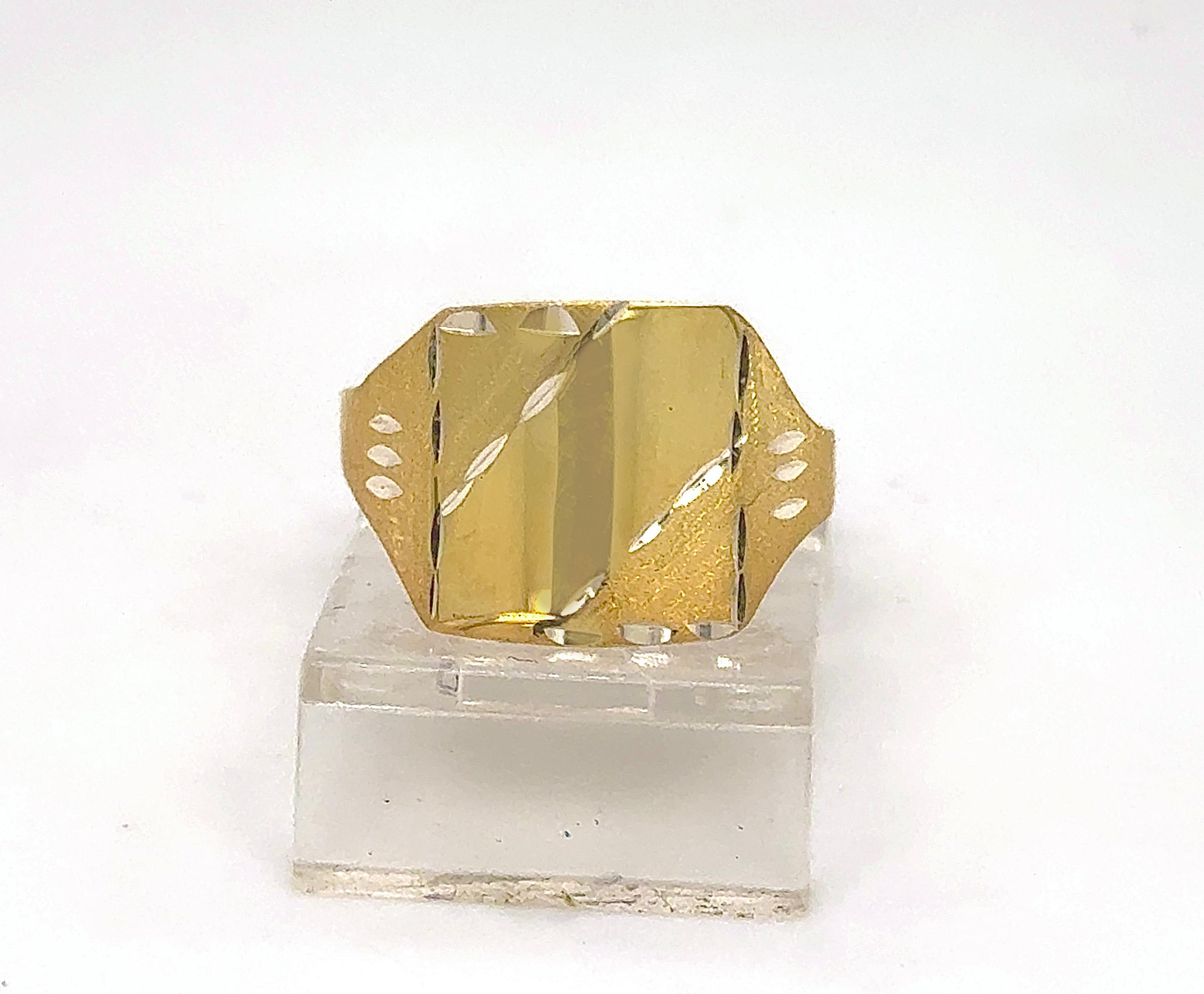 Gold Kid Ring