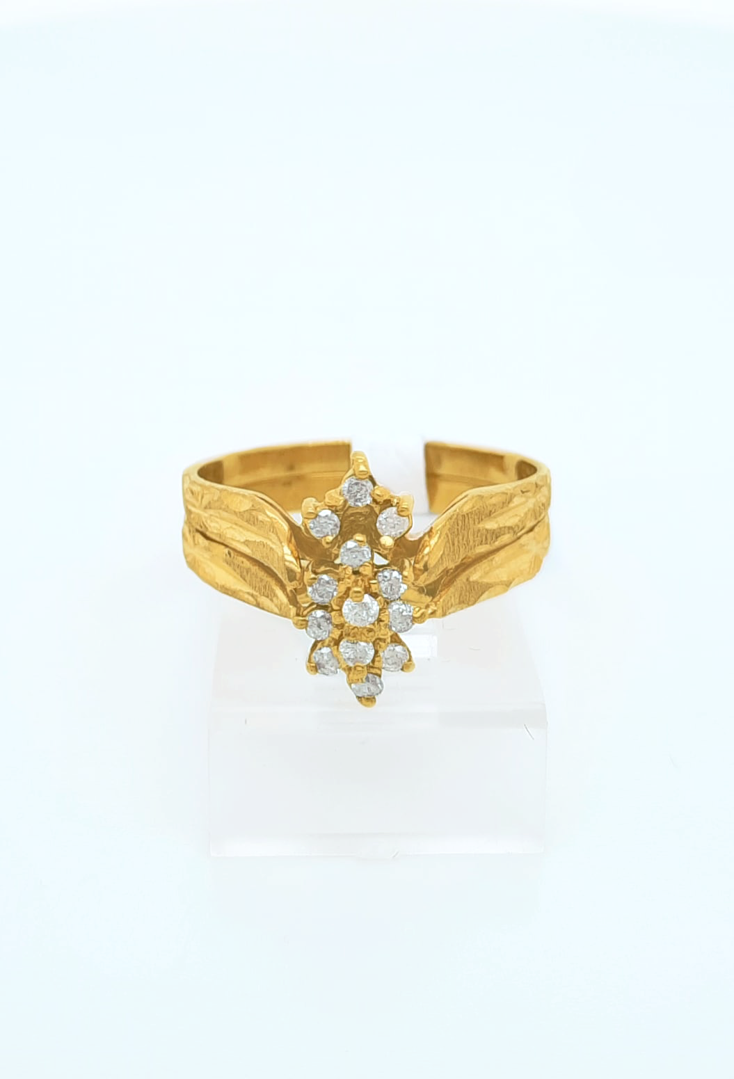 2PC Gold Wedding Ring