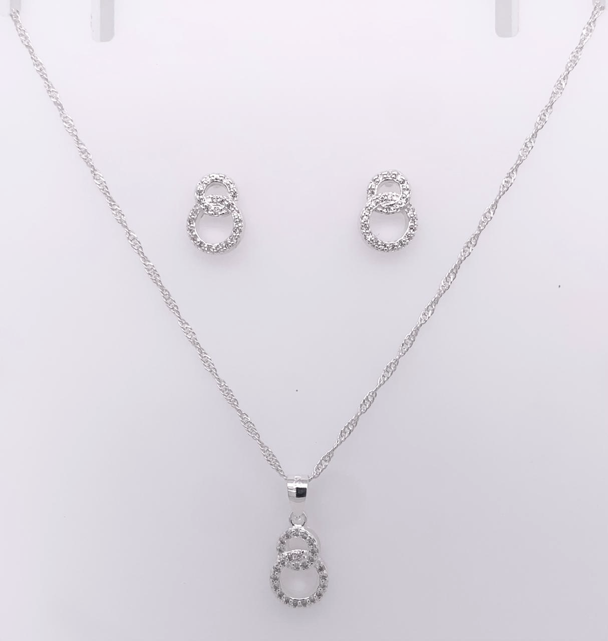Silver Ladie Chain Set