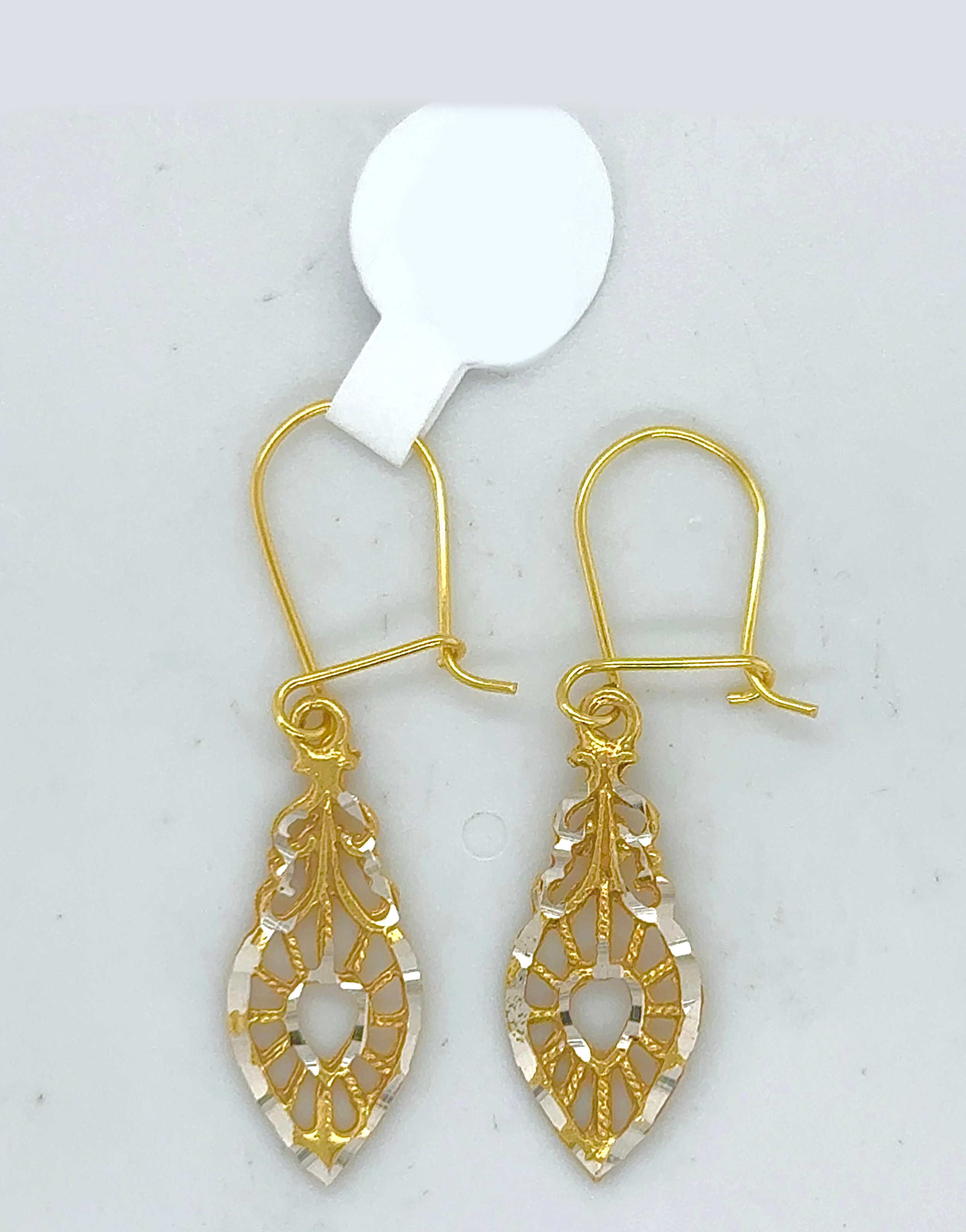 Gold Hanging Earring