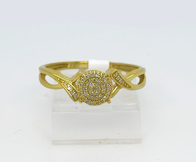 Gold Diamond Engagement Ring