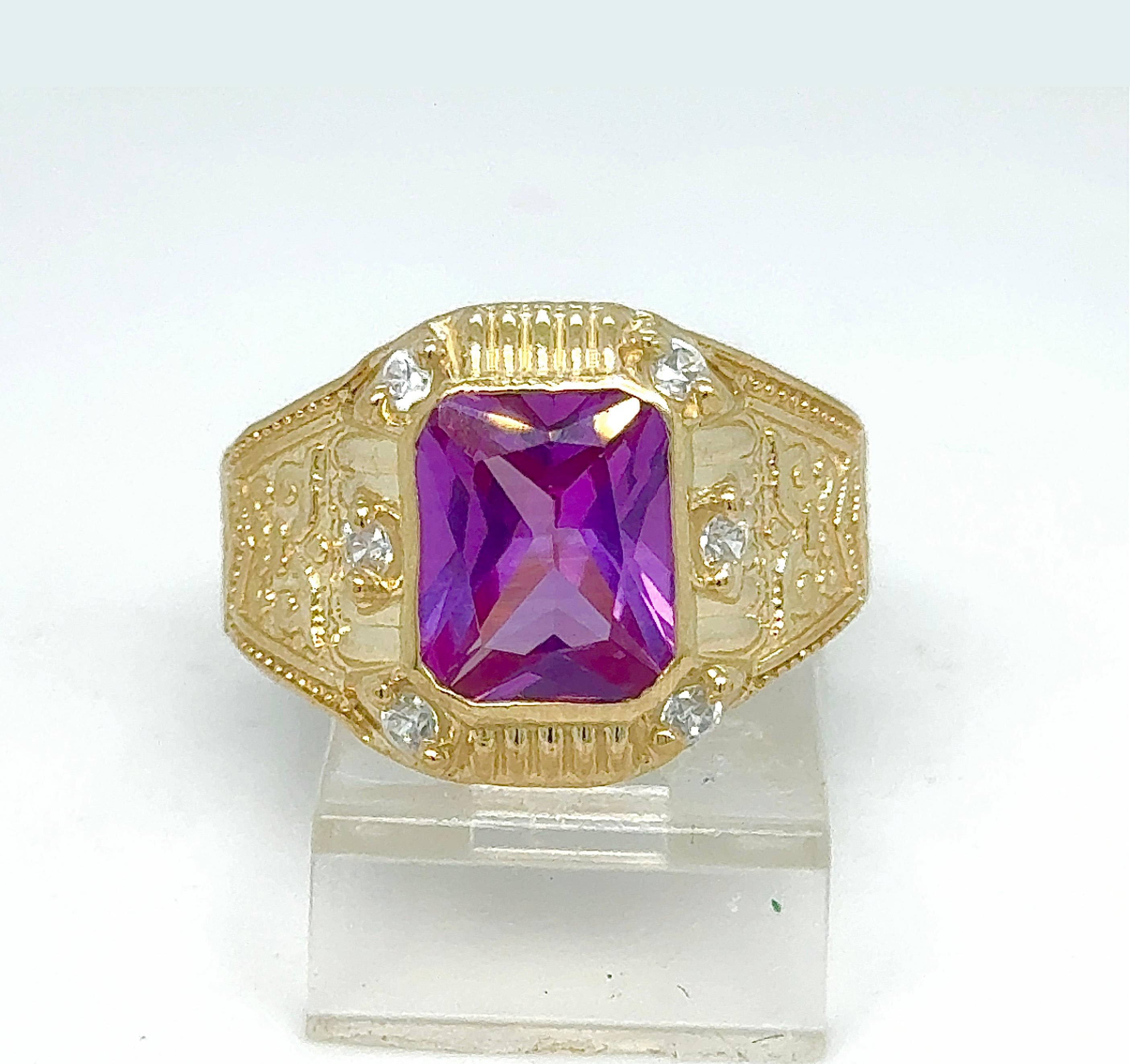 Gold Gent Ring