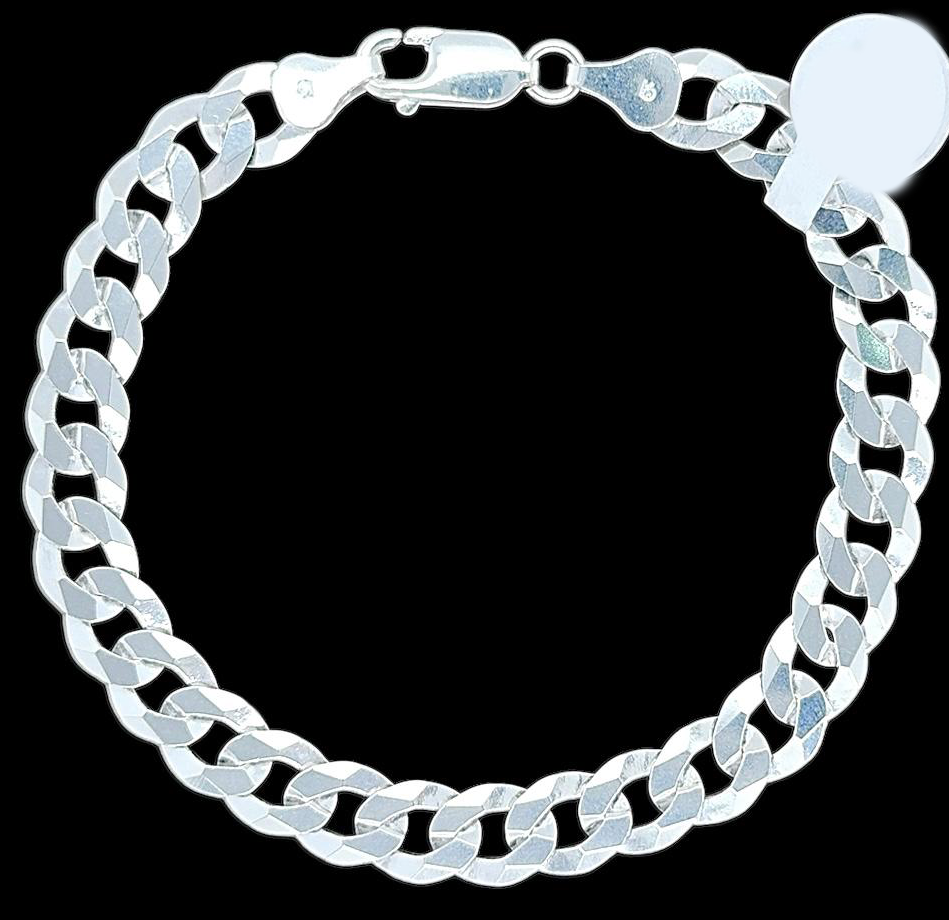 Silver Gent Hand Band