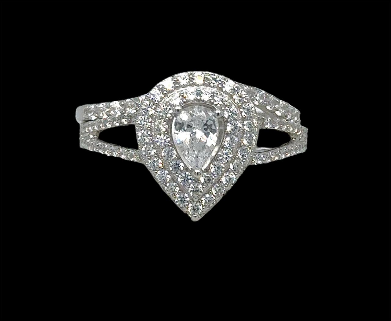 2PC Silver Ladie Ring