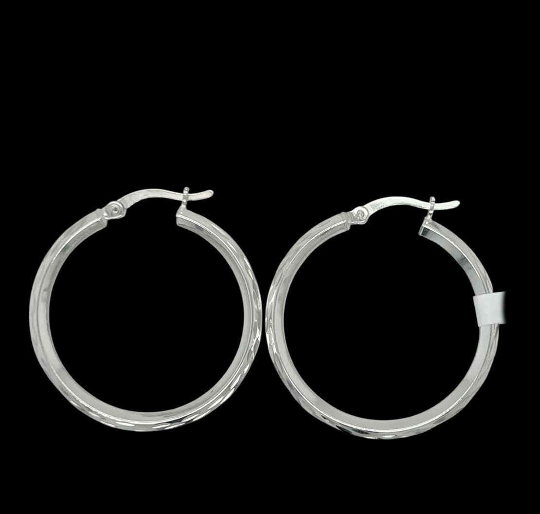Silver Hoop
