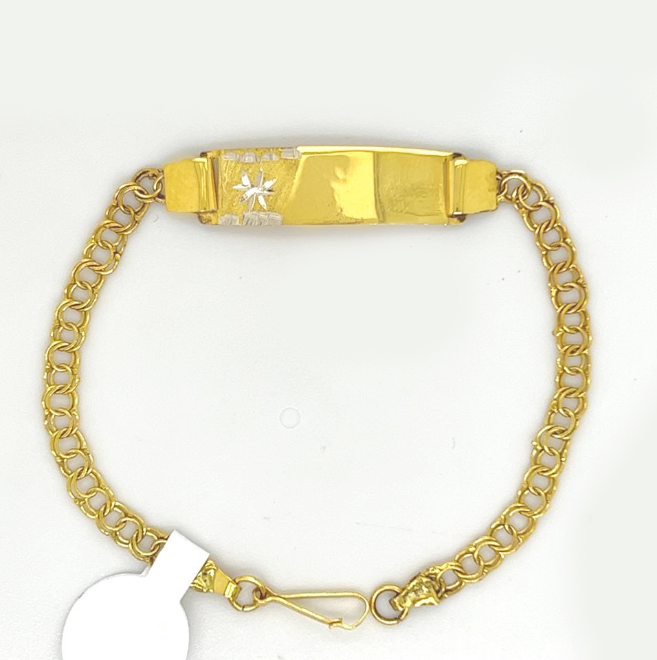Gold Baby ID Band