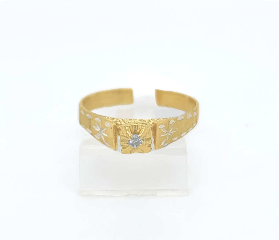 Gold Diamond Engagement Ring