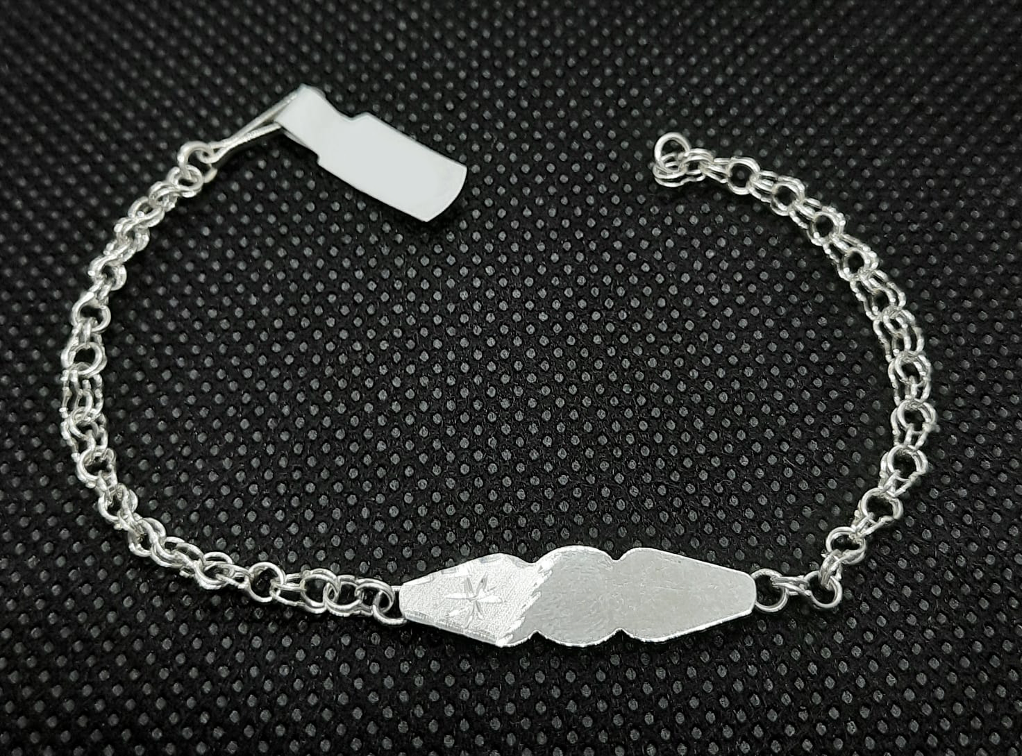 Silver Baby ID Band