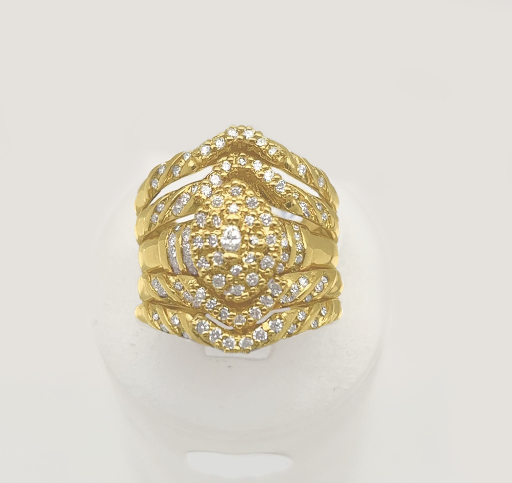 5PC Gold Wedding Ring