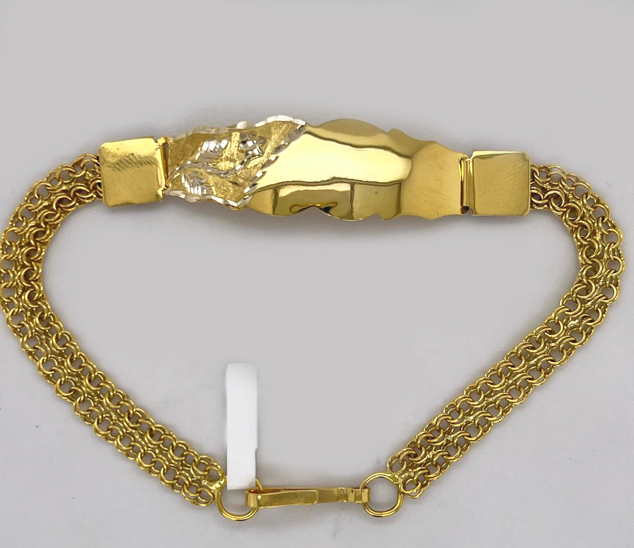 Gold Ladie ID Band