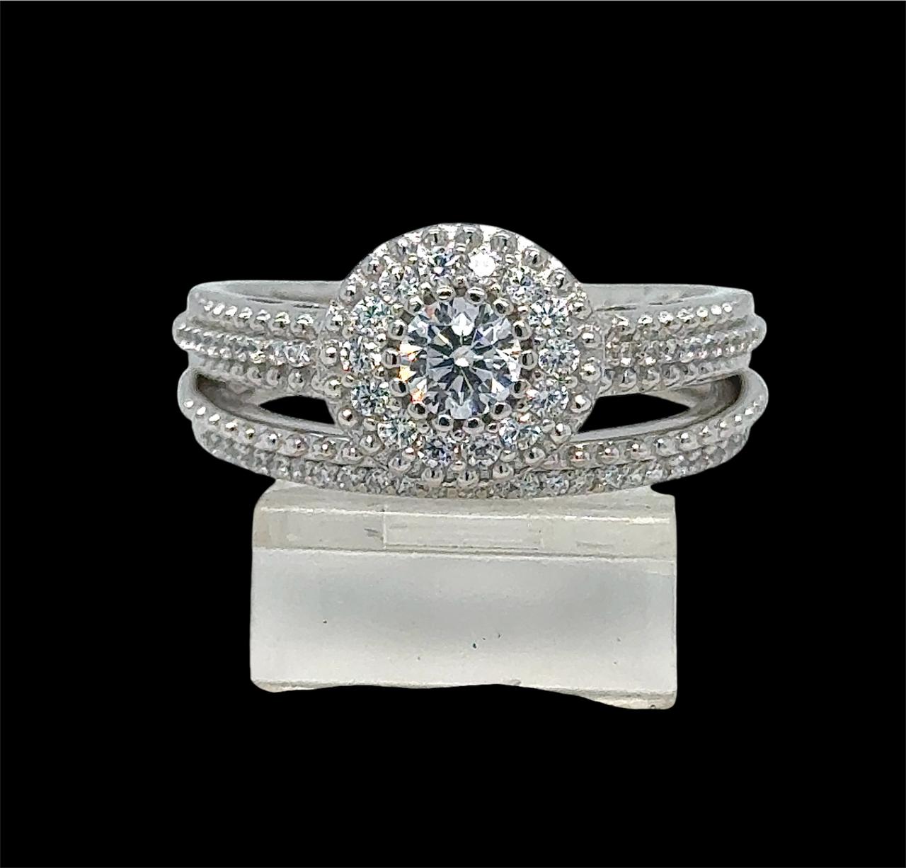 2PC Silver Ladie Ring