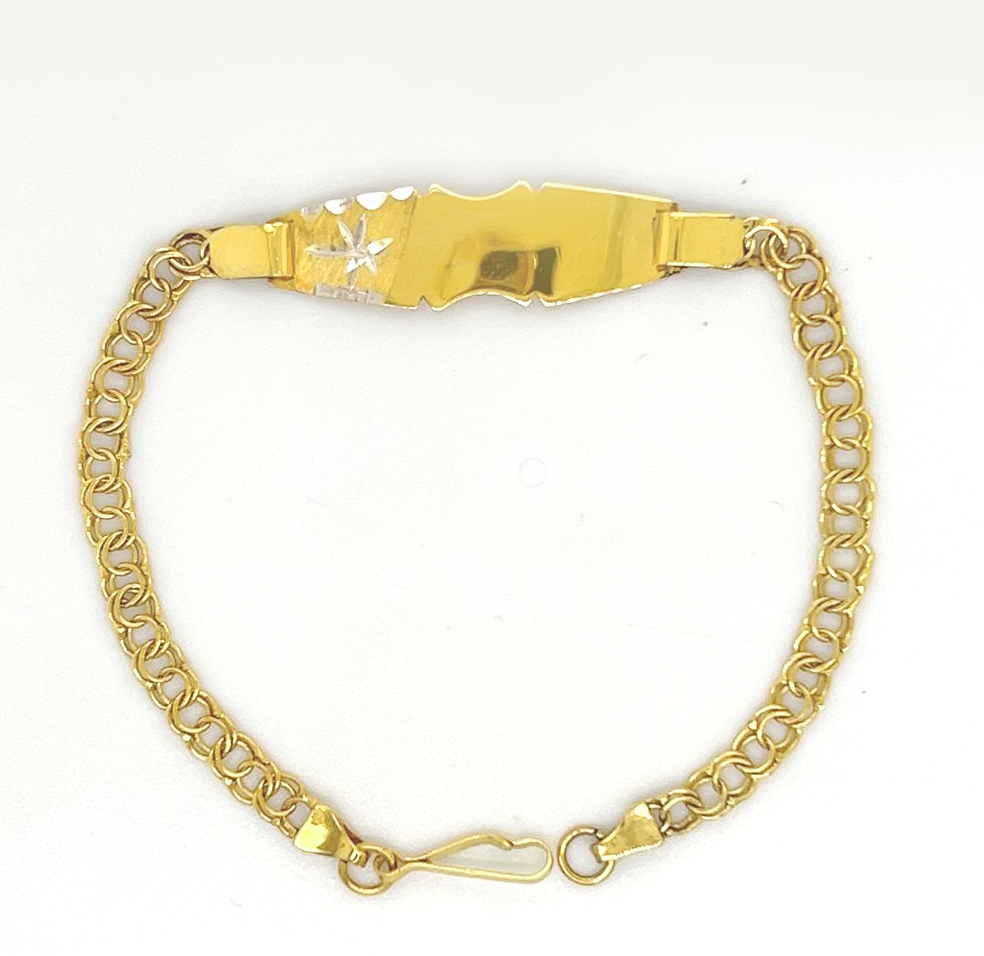 Gold Baby ID Band