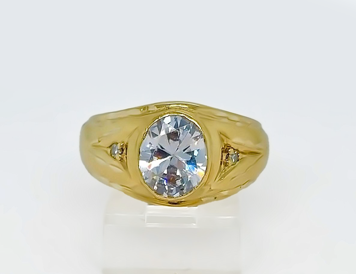 Gold Gent Ring