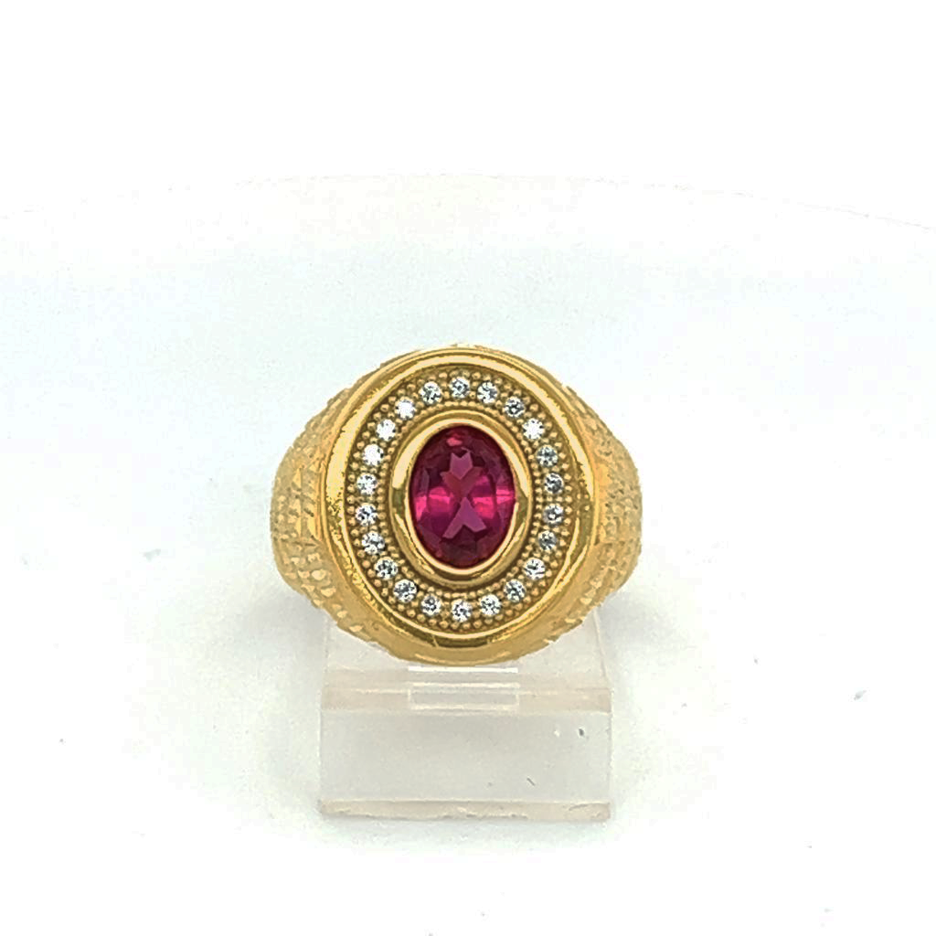 Gold Gent Ring