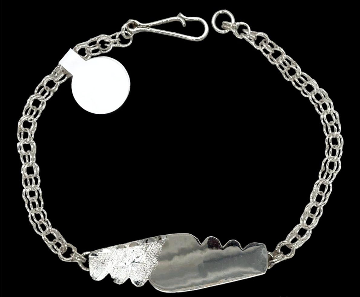 Silver Ladie ID Band