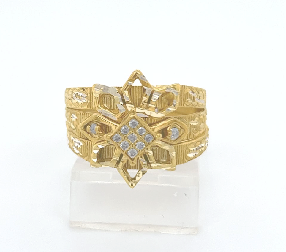 3PC Gold Wedding Ring