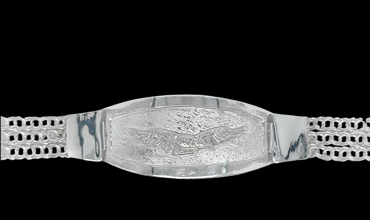 Silver Gent ID Band