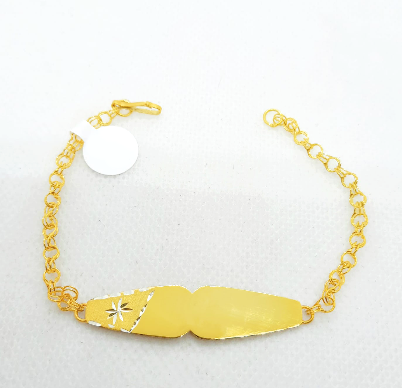 Gold Ladie ID Band