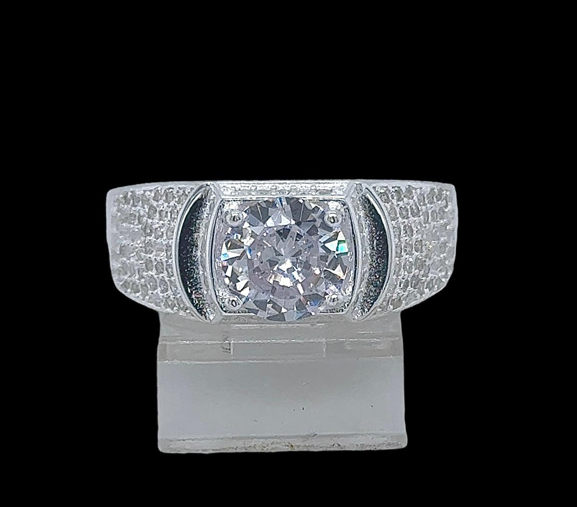 Silver Gent Wedding Ring
