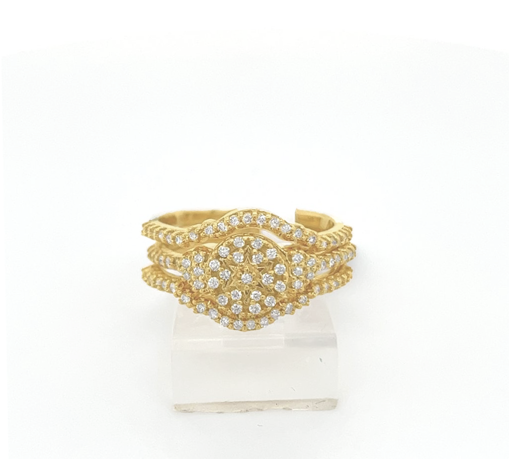 3PC Gold Wedding Ring
