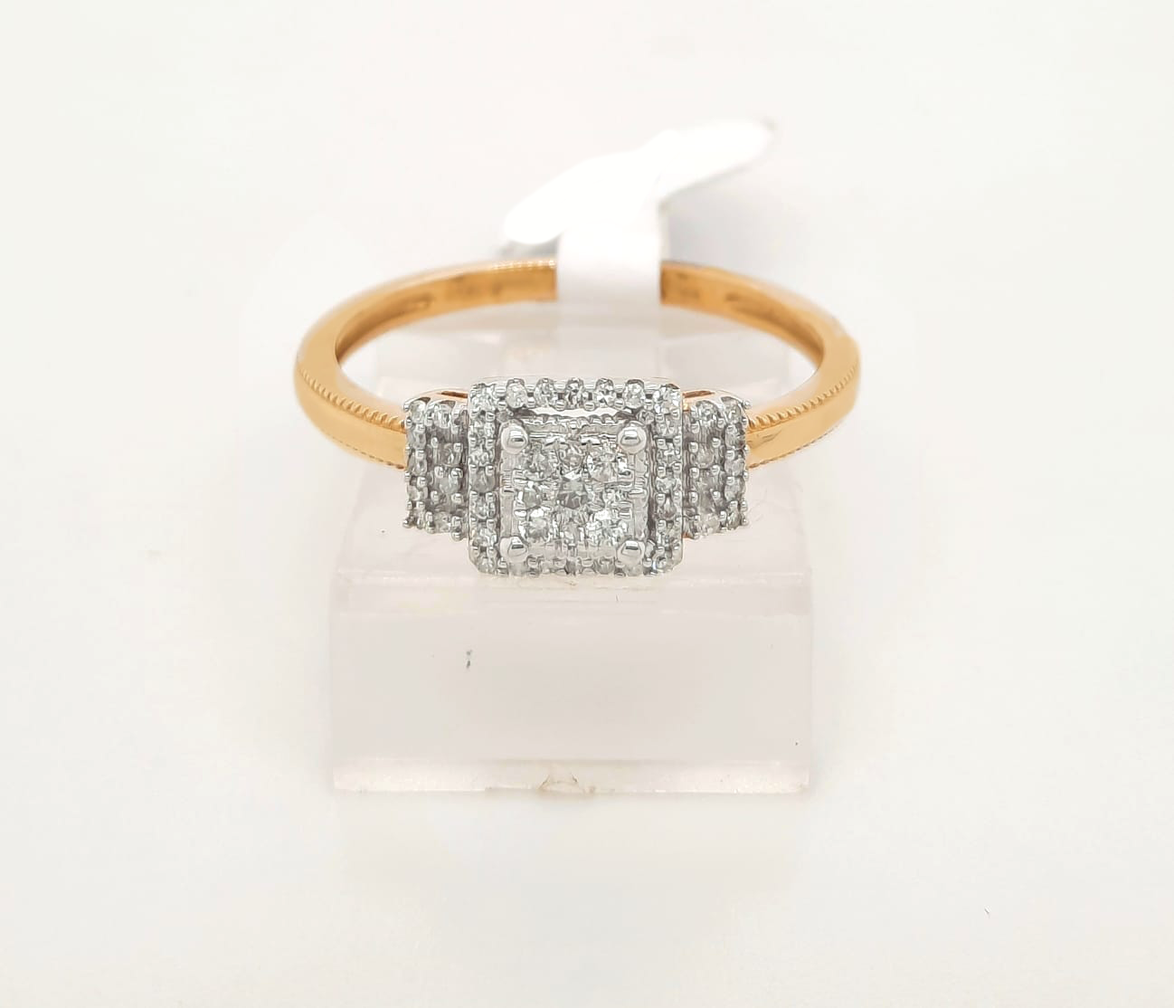 Gold Diamond Engagement Ring