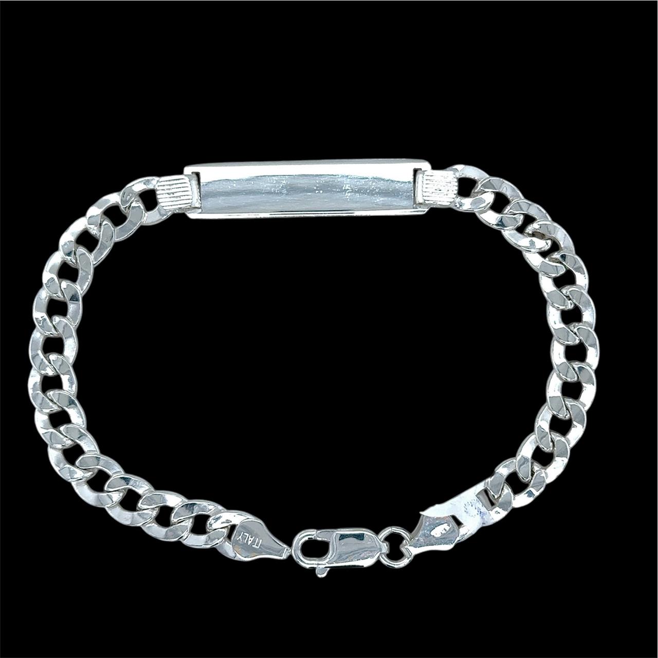 Silver Gent ID Band