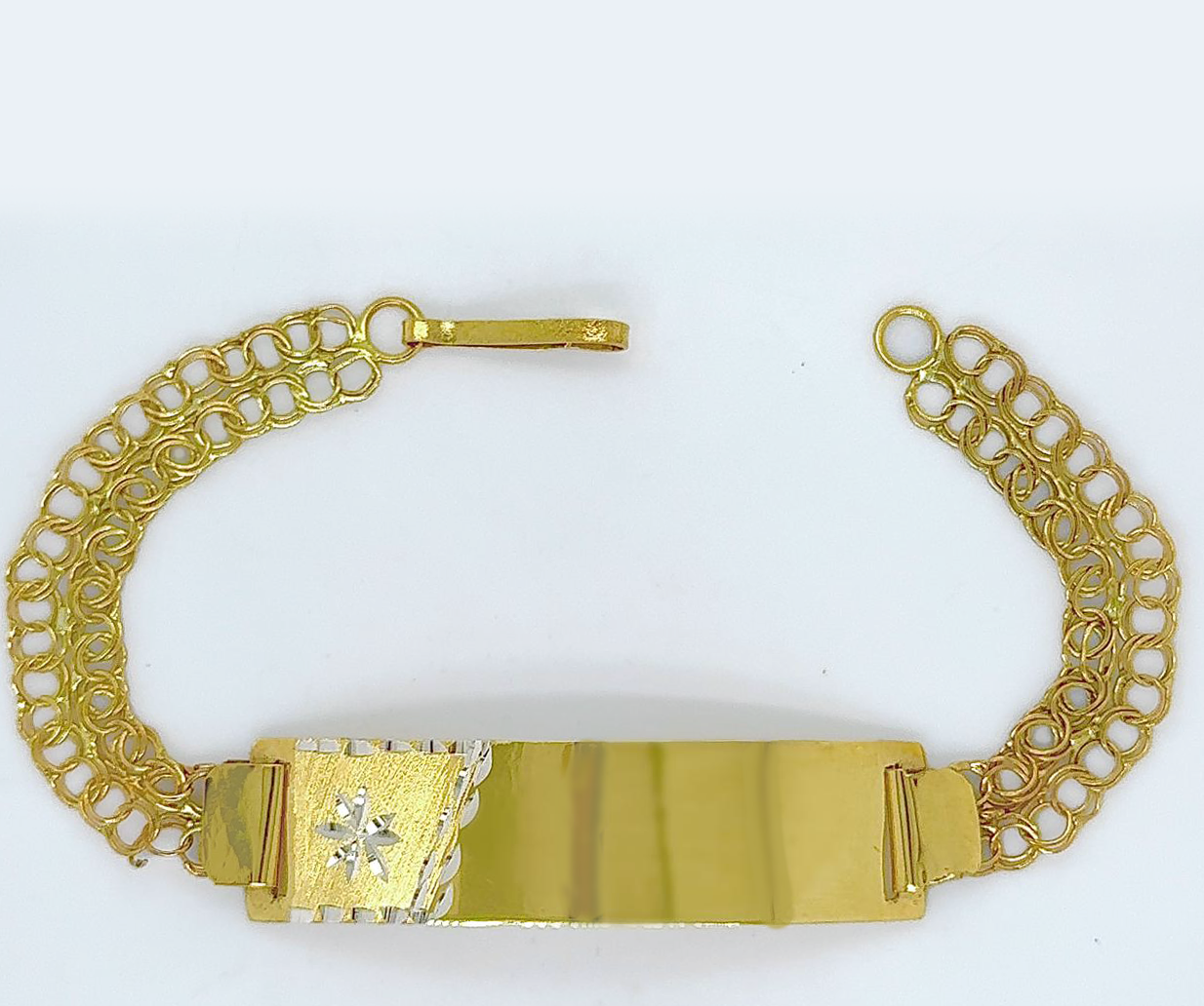 Gold Gent ID Band