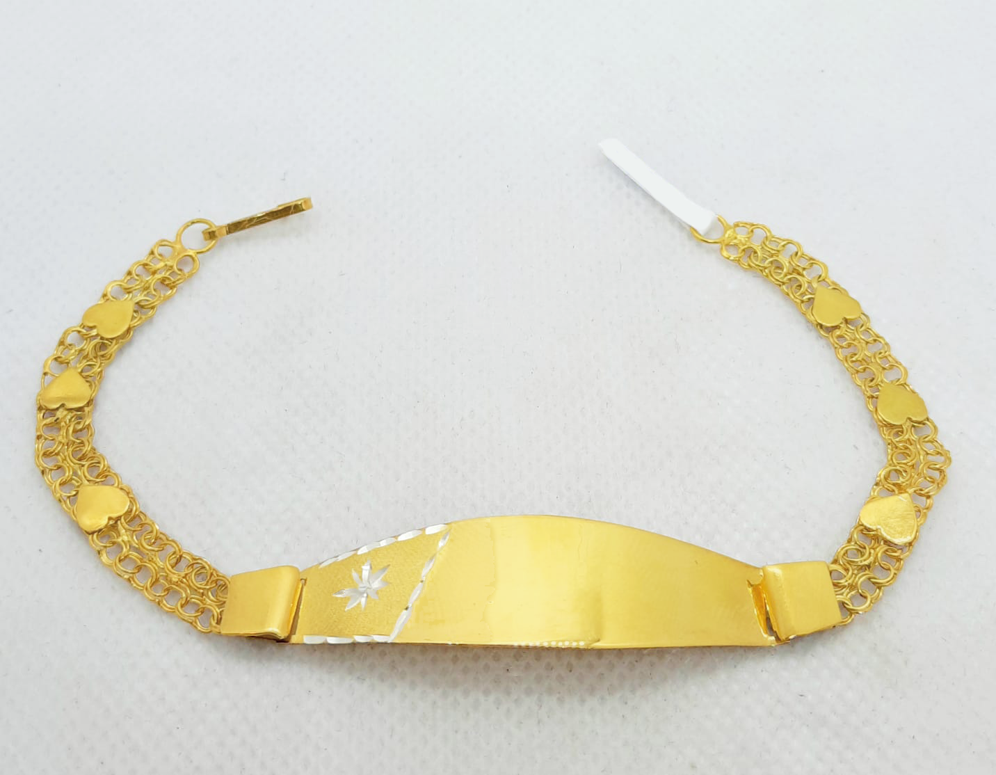Gold Ladie ID Band