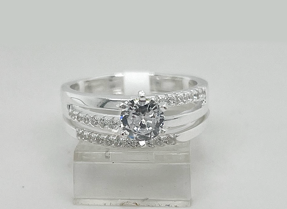 2PC Silver Ladie Ring