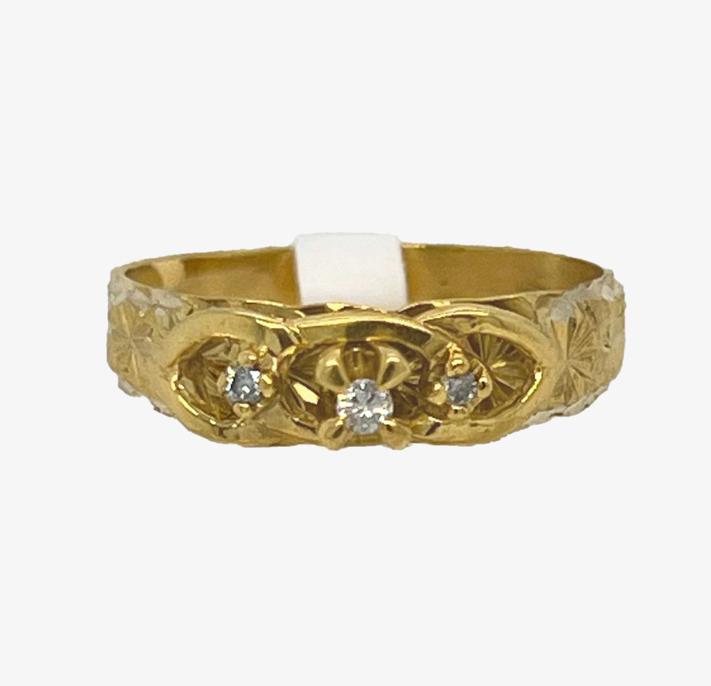 Gold Diamond Engagement Ring