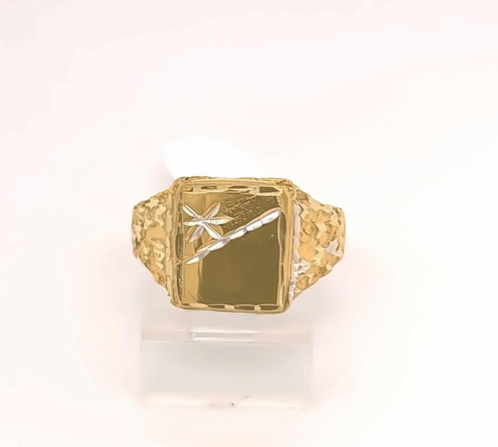 Gold Gent Ring