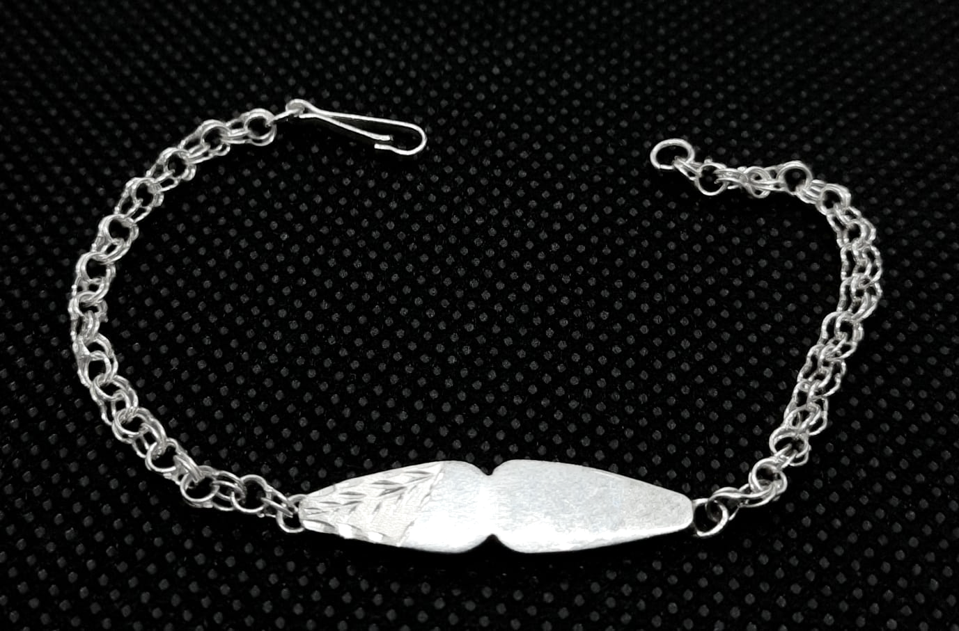 Silver Baby ID Band