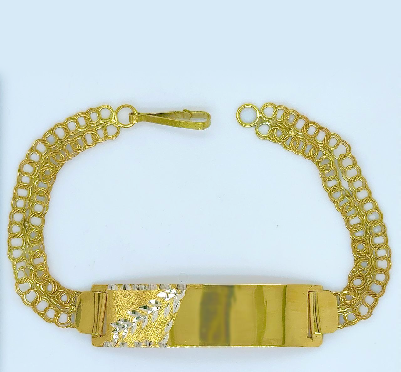 Gold Gent ID Band