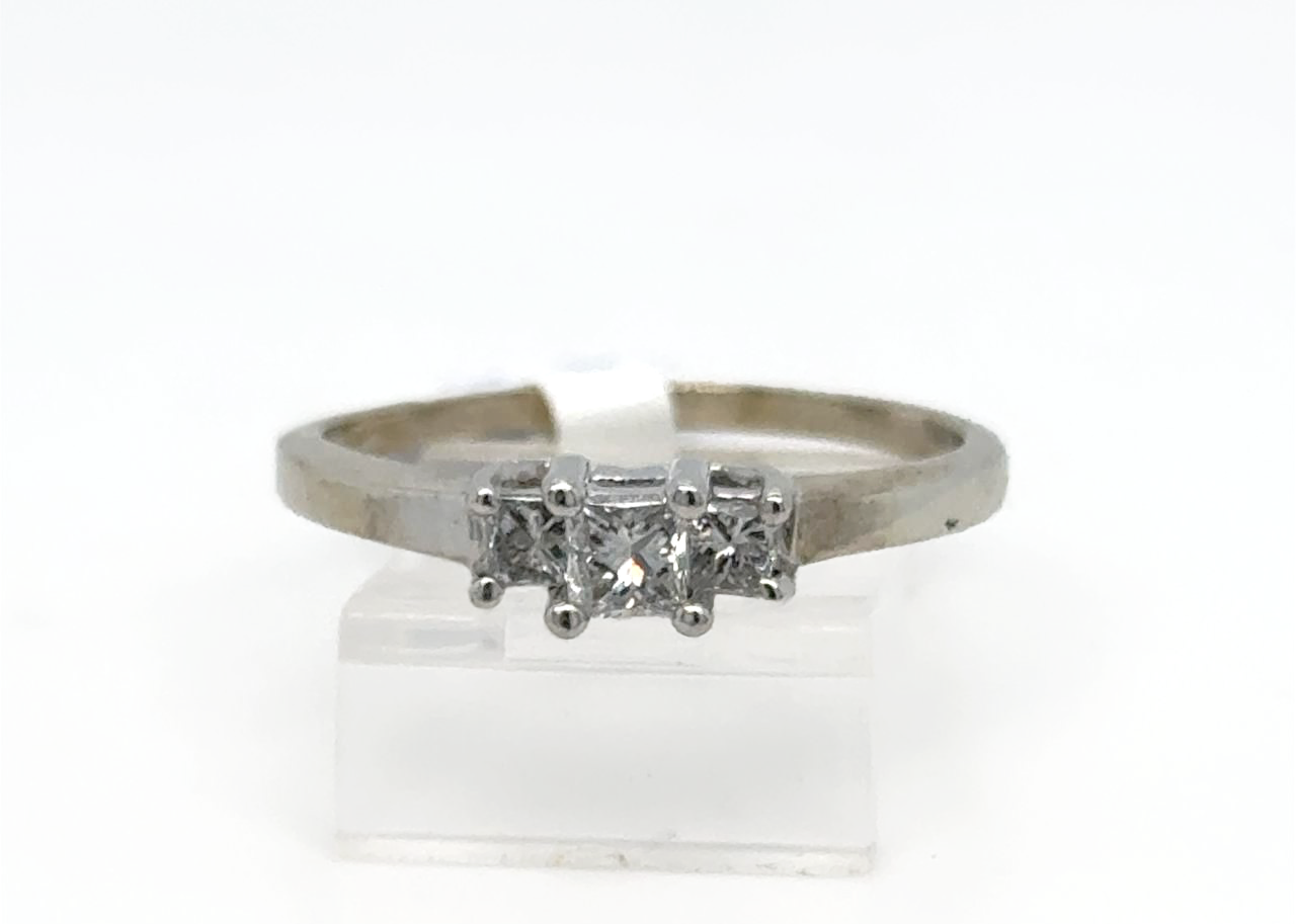 Gold Diamond Engagement Ring