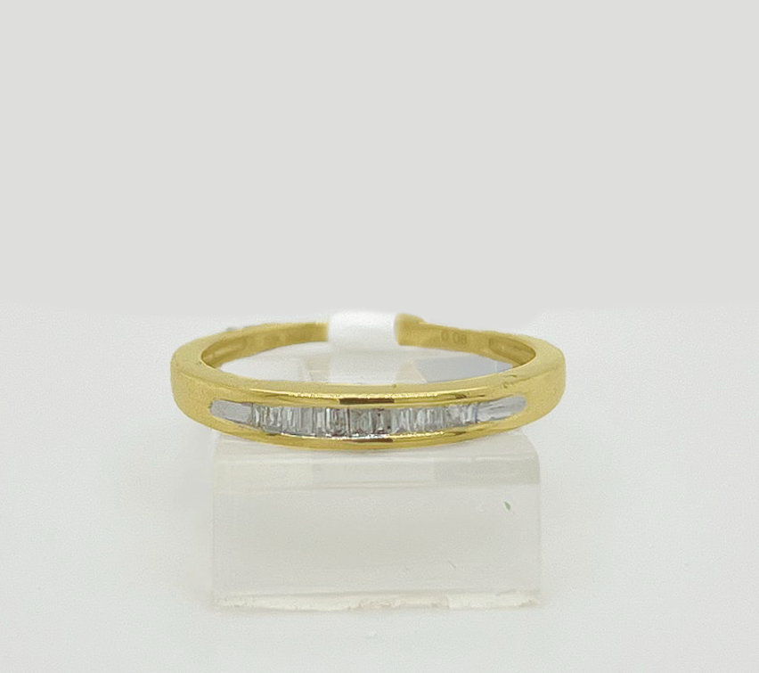 Gold Diamond Engagement Ring