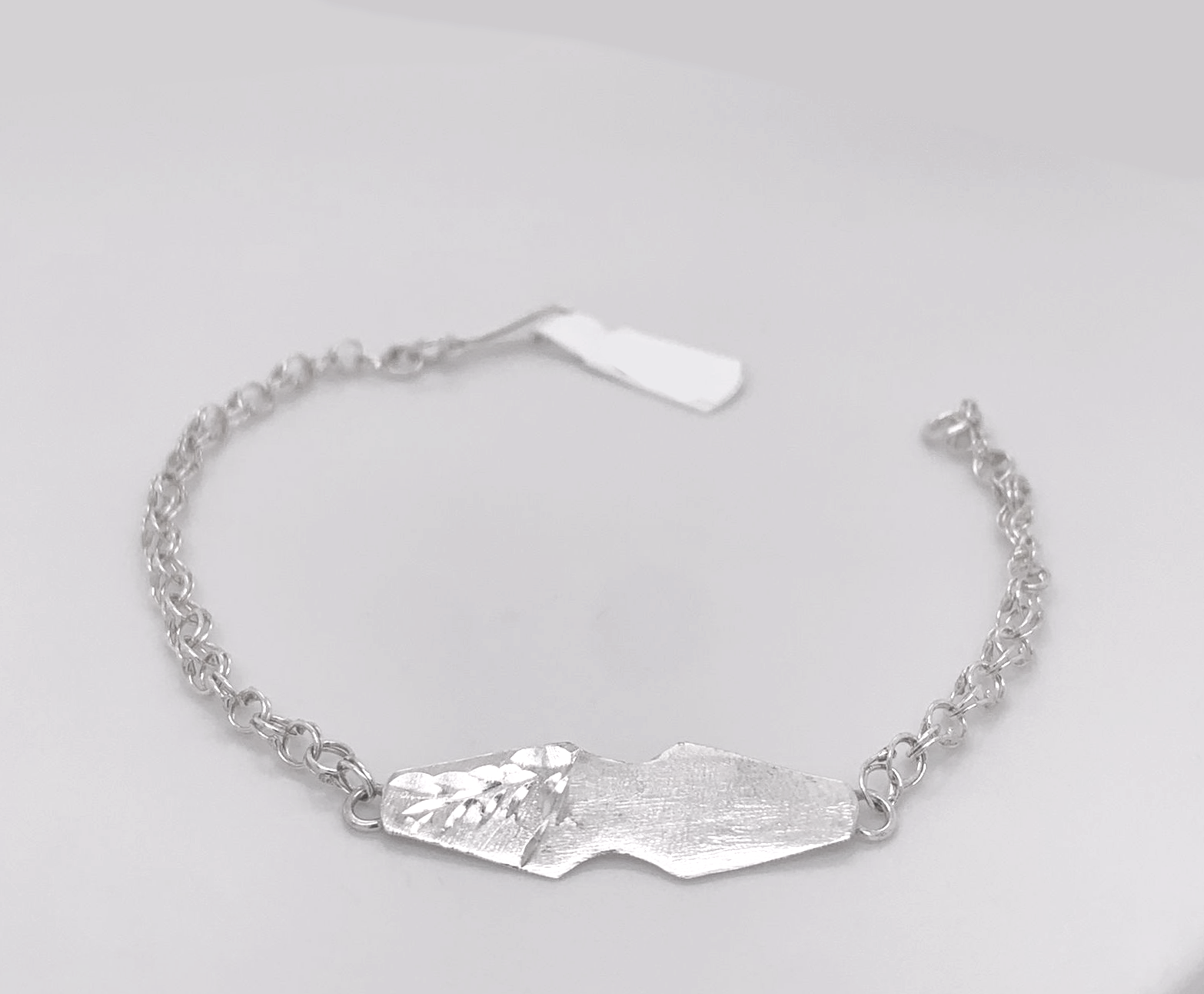 Silver Baby ID Band