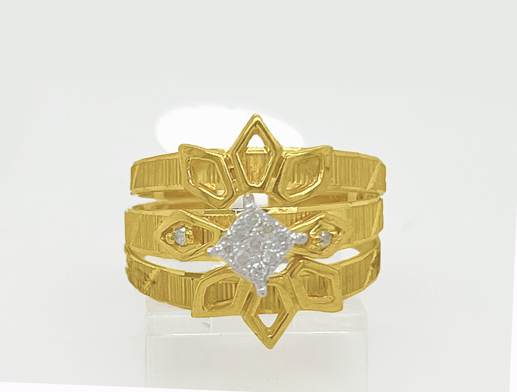 3PC Gold Wedding Ring